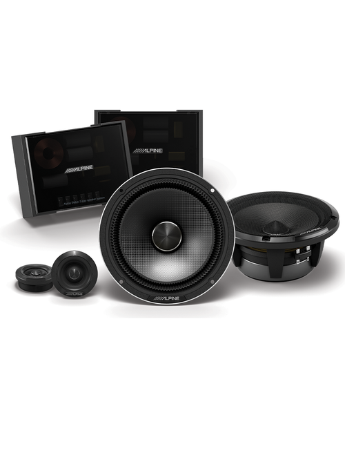 Alpine HDZ-65CS Status Series 6.5" 2-Way Component Speaker With Slim Fit Tweeters