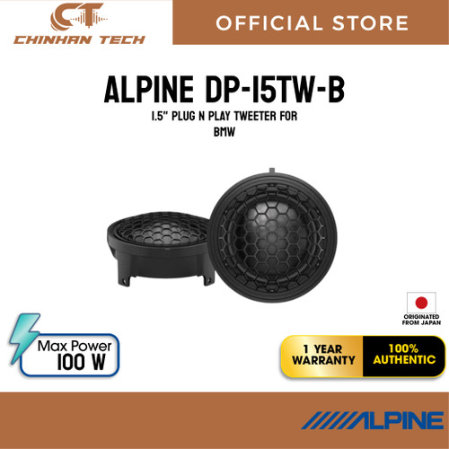 ALPINE DP-15TW-B 1.5" Plug n Play Tweeter For BMW