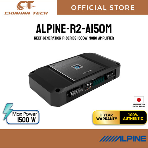 ALPINE  R2-A150M  Next-Generation R-Series 1500W Mono Amplifier