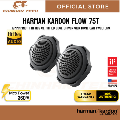 Harman Kardon FLOW 75T  Edge-Driven Silk Dome Tweeter 360W