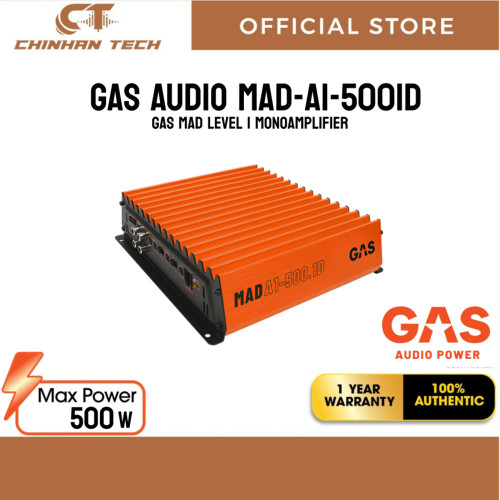 Gas Audio POWER MAD A1-500.1D monoblock amplifier