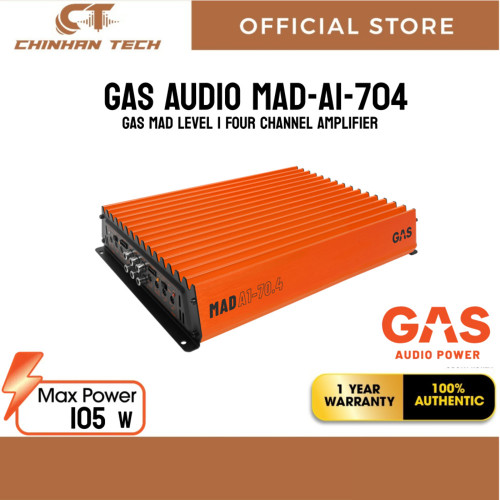 GAS MAD A1-70.4 4-channel amplifier