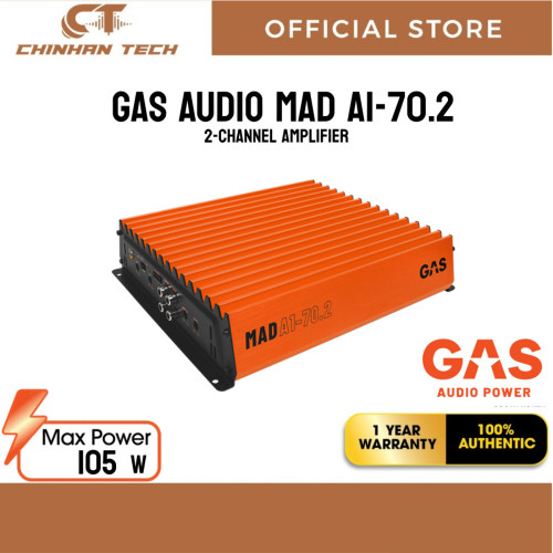 GAS MAD A1-70.2 2-channel amplifier