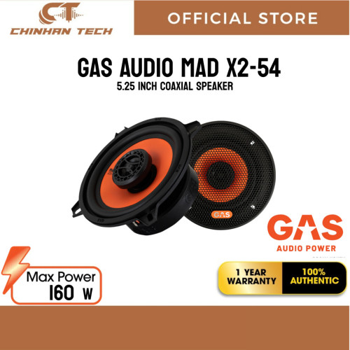 GAS MAD X2-54, 5.25 inch coaxial speaker