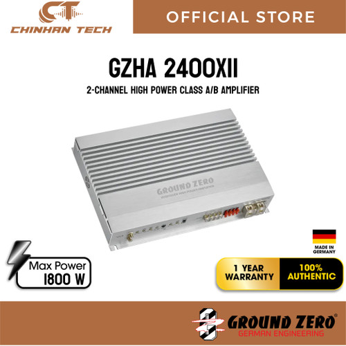 GZHA 2400XII 2-channel high power class A/B amplifier