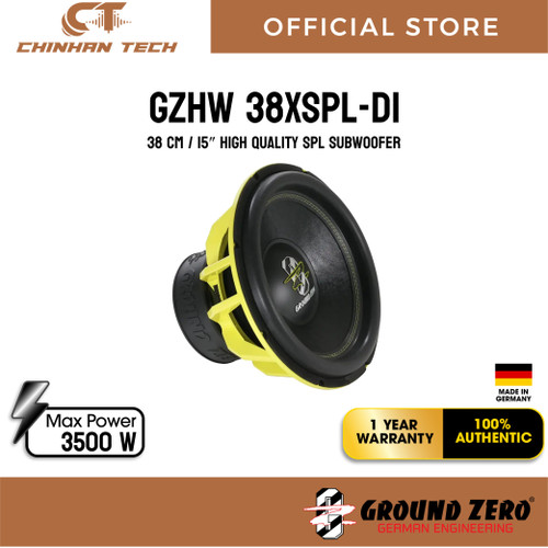 GZHW 38XSPL-D1 38 cm / 15″ high quality SPL subwoofer