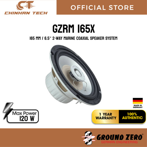 GZRM 165X 165 mm / 6.5″ 2-way marine coaxial speaker system