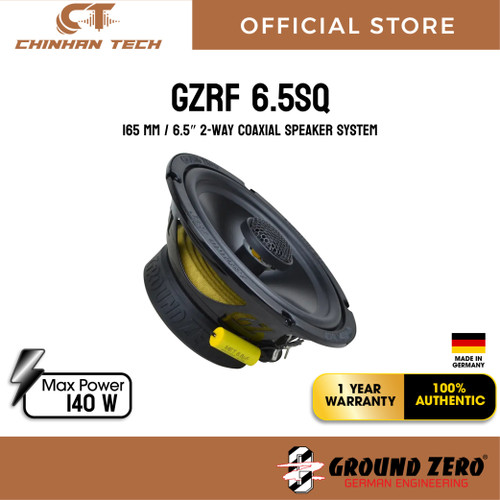 GZRF 6.5SQ 165 mm / 6.5″ 2-way coaxial speaker system