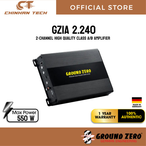 GZIA 2.240 2-channel high quality class A/B amplifier