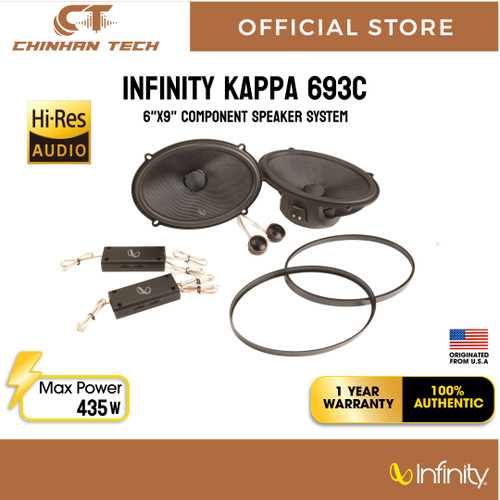 Infinity Kappa 693C Kappa Series 6"x9" component speaker system