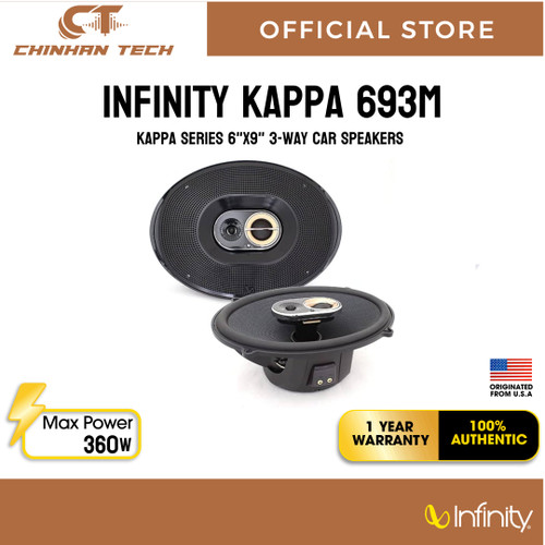 Infinity Kappa 693M Kappa Series 6"x9" 3-way car speakers