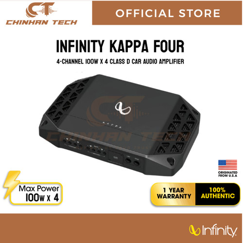 Infinity Kappa Four 4-channel amplifier — 125 watts RMS x 4