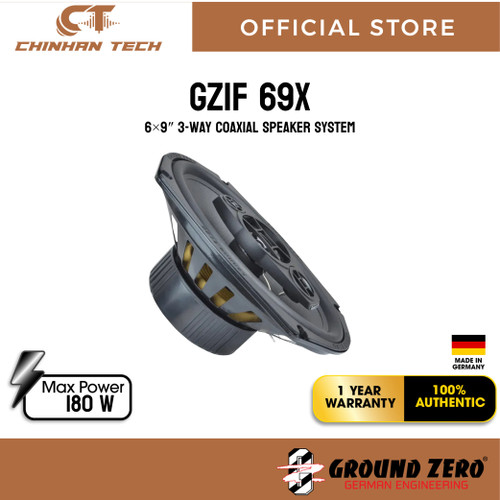 GZIF 69X 6×9″ 3-way coaxial speaker system