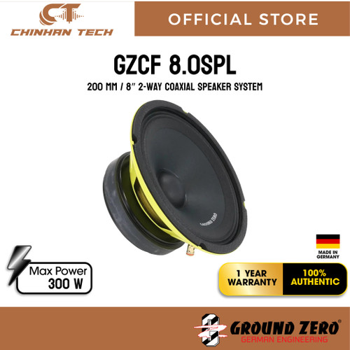 GZCF 8.0SPL 200 mm / 8″ 2-way coaxial speaker system