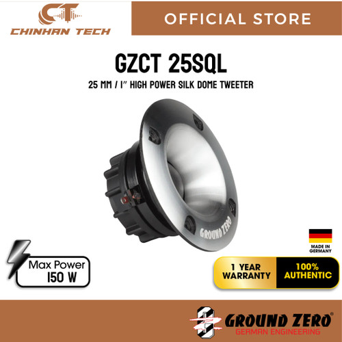 GZCT 25SQL 25 mm / 1″ high power silk dome tweeter