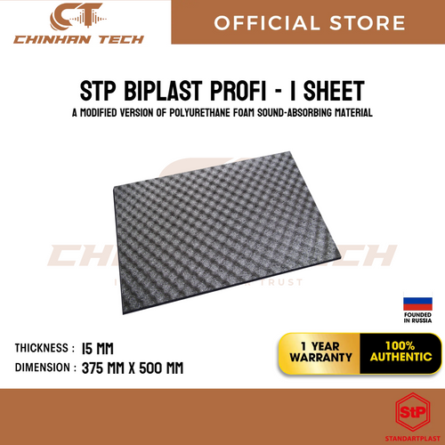 STP Biplast Profi Wave Sound-absorbing material [1 Sheet]