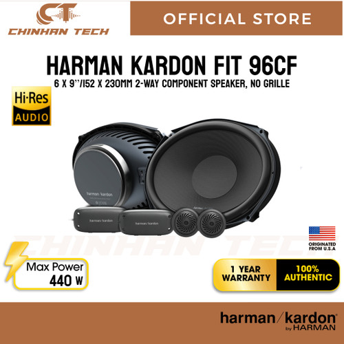 Harman Kardon FIT 96cf 6×9-inch 6 x 9”/152 x 230mm 2-Way Component Speaker NO GRILLE
