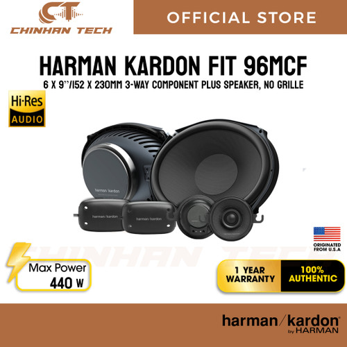 Harman Kardon FIT 96MCF 6 x 9”/152 x 230mm 3-Way Component Plus Speaker NO GRILLE