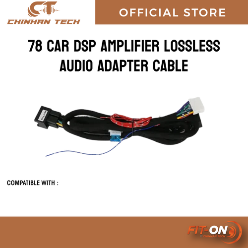 Dsp amplifier lossless audio adapter cable for 2018 up to new Ford Car