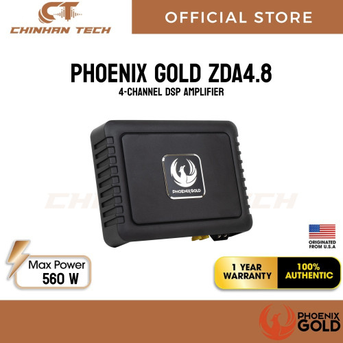 Phoenix Gold ZDA4.8 4x70W high-performance amplifier and Digital Sound Processor (DSP)