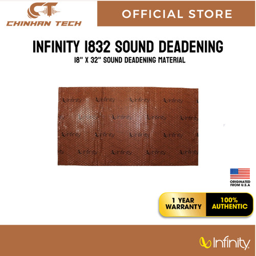 Infinity by Harman 1832 sound deadening material - 18" x 32" sound deadening material [1 Sheet]