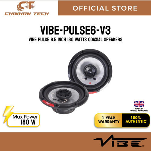 VIBE PULSE6-V3: VIBE PULSE 6.5 inch 180 watts coaxial speakers