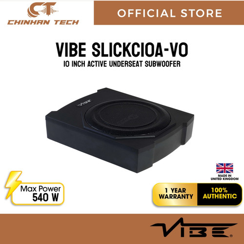 VIBE SLICKC10A-V0 – Active Underseat Subwoofer