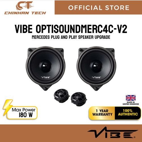 VIBE OPTISOUNDMERC4C-V2 – MERCEDES COMPONENT SPEAKER