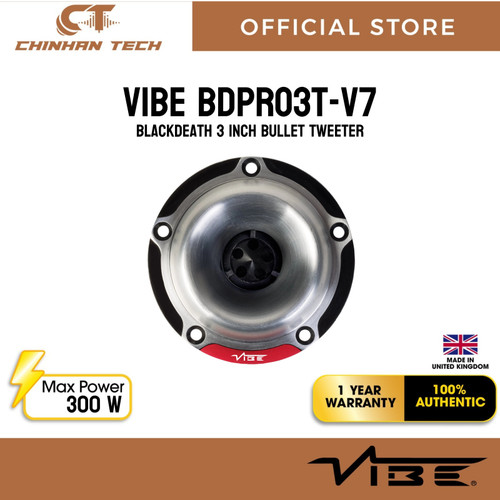 VIBE BDPRO3T-V7: BlackDeath 3 Inch Bullet Tweeter
