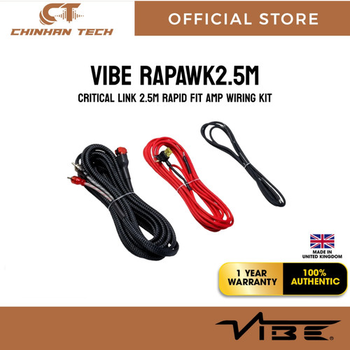 VIBE RAPAWK2.5M: Critical Link 2.5m Rapid Fit Amp Wiring Kit