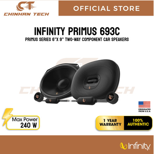 INFINITY PRIMUS 693C - Primus Series 6"x 9" Two-Way Component Car Speakers