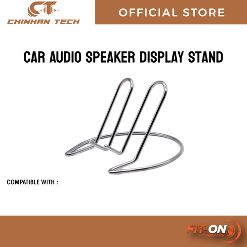 Best Price Wholesale Auto Speaker Display Rack Stainless Steel Metal Plating Car Audio Speaker Display Stand [1 piece]