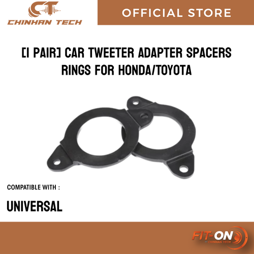 [1 pair] Car Tweeter Adapter Spacers Rings for Honda/Toyota
