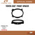 FIT ON Toyota 6" x 9" Front Speaker Ring [2 Pieces]