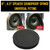 2pc (1pair) 6" 6.5" Inch Speaker Soundproof Car Universal Door Speaker Insulation Foam Sponge Soundproof Cotton Pad