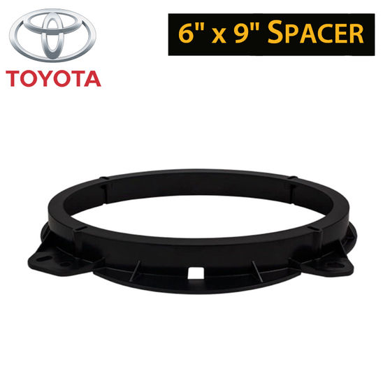 FIT ON Toyota 6" x 9" Front Speaker Ring [2 Pieces]