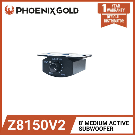 Phoenix Gold Z8150V2 - 8' MEDIUM ACTIVE SUBWOOFER WITH CONTROL