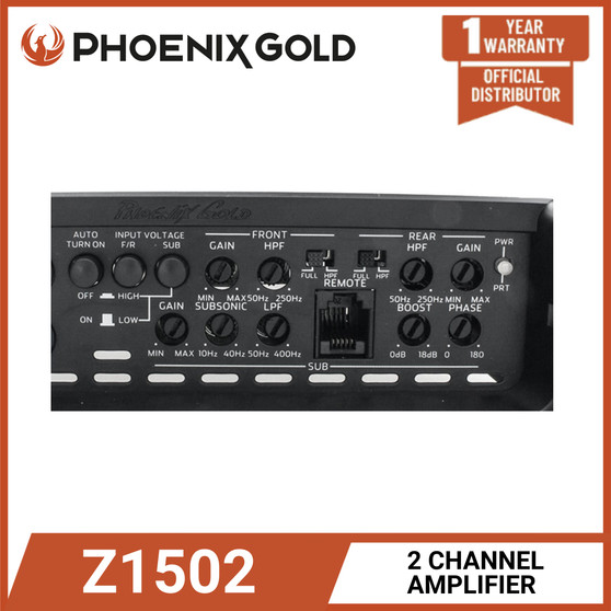 Phoenix Gold Z1502 - Z SERIES 2 CHANNEL AMPLIFIER
