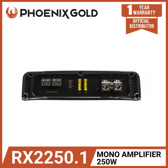 Phoenix Gold RX2250.1 - RX SERIES MONO AMPLIFIER 250W