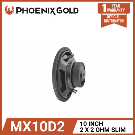 Phoenix Gold MX10D2 - MX SERIES 10' 2 X 2 OHM SLIM