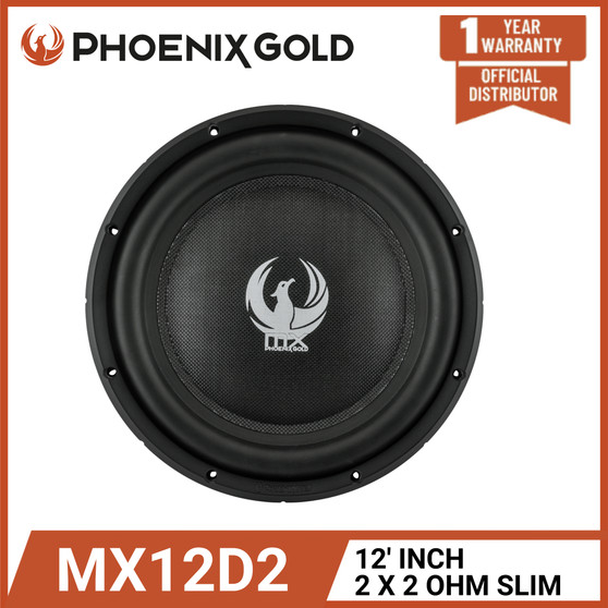Phoenix Gold MX12D2 - MX SERIES 12' 2 X 2 OHM SLIM