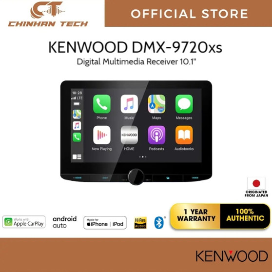 Kenwood DMX-9720XS 10.1" Digital Multimedia Receiver