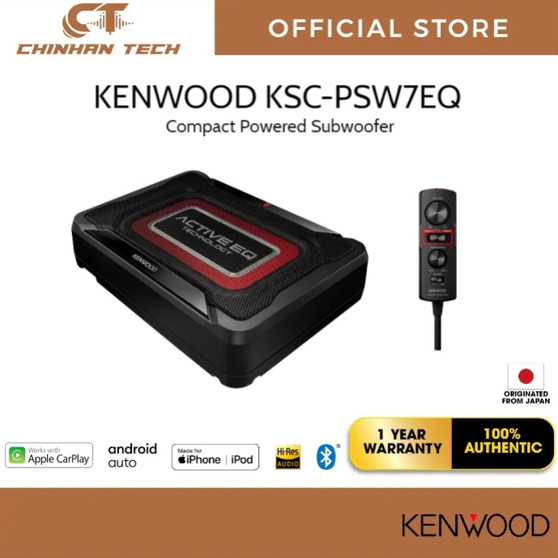 Kenwood KSC-PSW7EQ Compact Powered Subwoofer