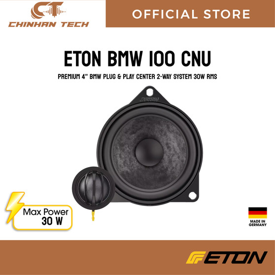 ETON UG-BMW10CNU  PREMIUM 4" BMW PLUG & PLAY CENTER 2-WAY SYSTEM 30W RMS