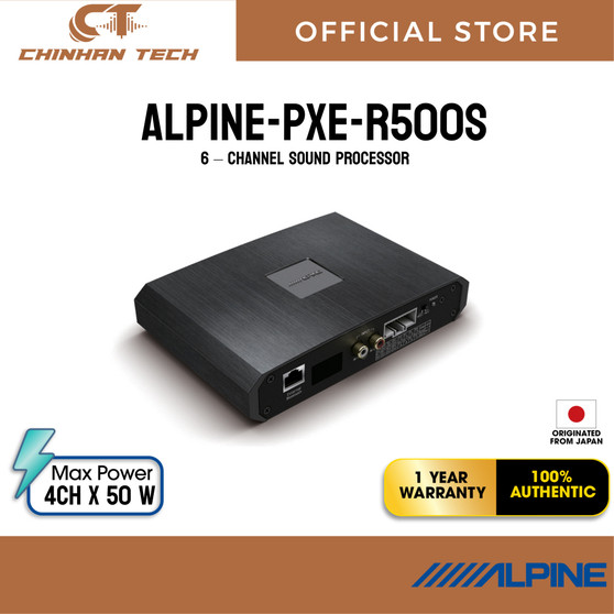 ALPINE-PXE-R500S     6 – CHANNEL SOUND PROCESSOR ALPINE-PXE-R500S     6 – CHANNEL SOUND PROCESSOR
