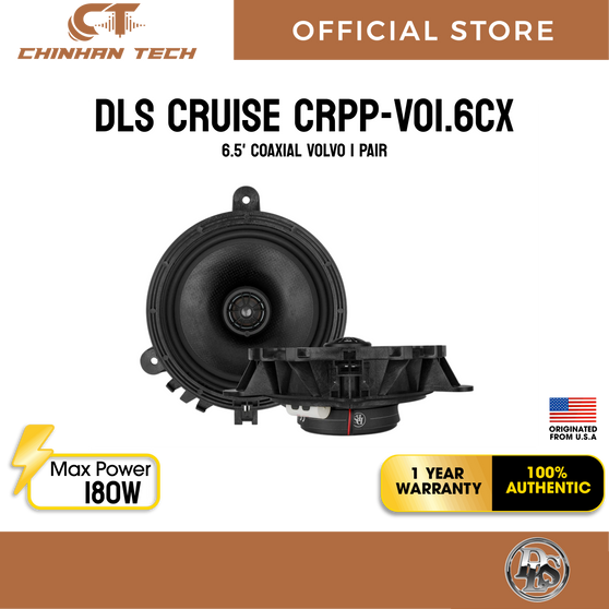 DLS Cruise CRPP-VO1.6CX    6.5' COAXIAL VOLVO 1 PAIR
