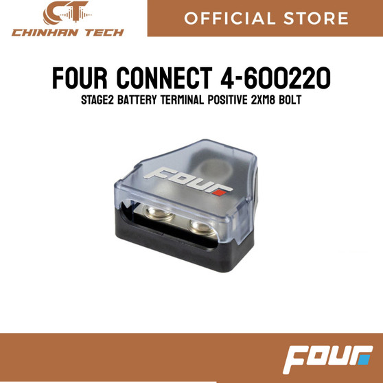 FOUR Connect 4-600220 STAGE2 Battery Terminal positive 2xM8 Bolt