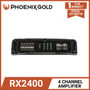 Phoenix Gold RX2400.4 - 4 CHANNEL AMPLIFIER