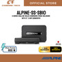 ALPINE SS-SB10 S-Series shallow sealed downward-firing enclosure with 10" 2-ohm subwoofer
