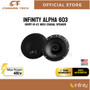 INFINITY Alpha 603 165mm (6-1/2 inch) coaxial speaker with grille car speakers INFINITY Alpha 603 165mm (6-1/2 inch) coaxial speaker with grille car speakers